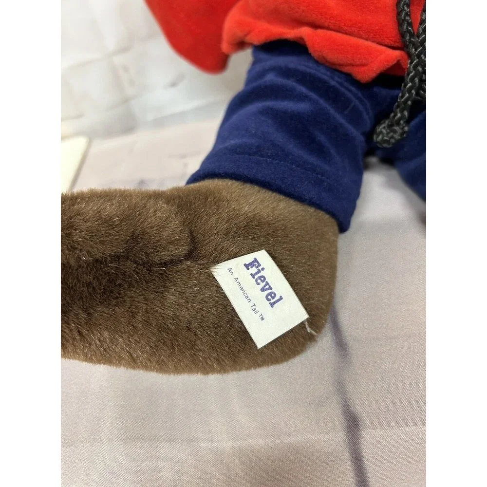 Fievel Stuffed Animal Plush An American Tail Movie 22" Large Mouse 1986 Sears - Picture 8 of 9